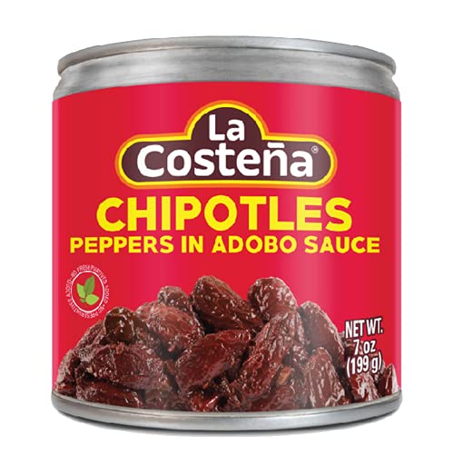 La Costeña Chipotle Peppers in Adobo Sauce,7 Ounce (Pack of 6)