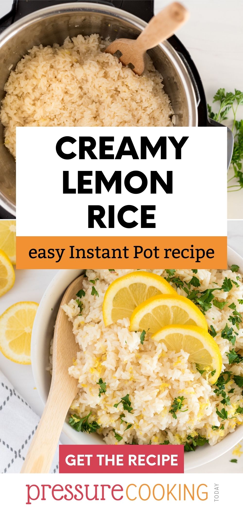 Lemon Rice in the Instant Pot via @PressureCook2da